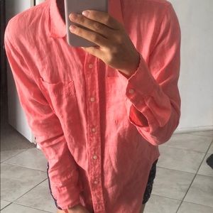 Gap 100% Linen Buttondown Shirt